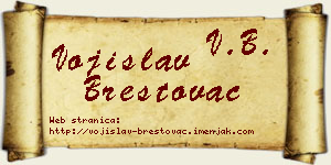 Vojislav Brestovac vizit kartica